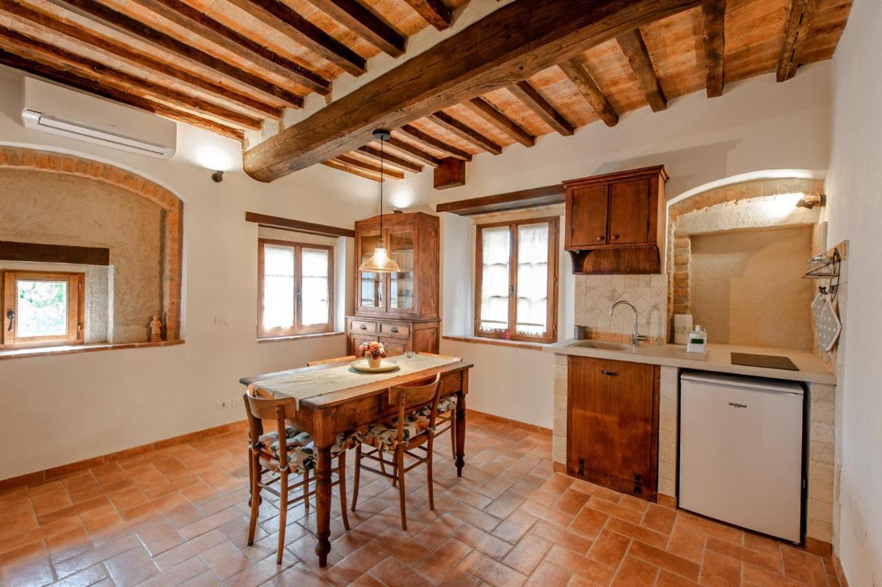 Casa Garoselli Lägenhet Monticchiello Exteriör bild