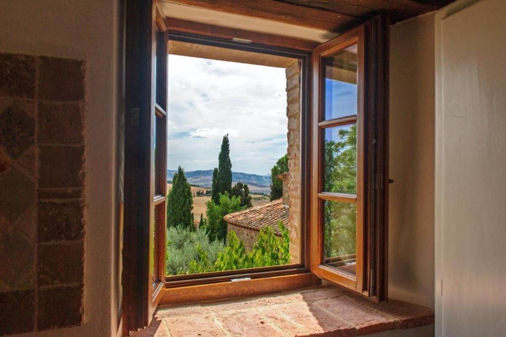 Casa Garoselli Lägenhet Monticchiello Exteriör bild