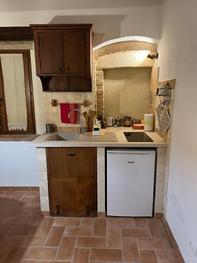 Casa Garoselli Lägenhet Monticchiello Exteriör bild