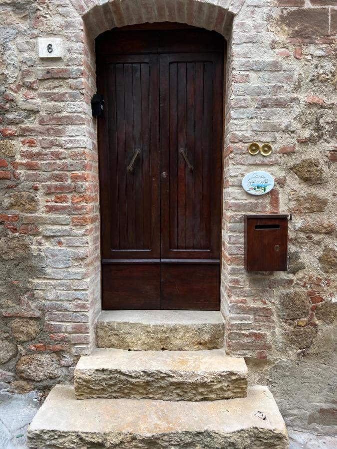 Casa Garoselli Lägenhet Monticchiello Exteriör bild